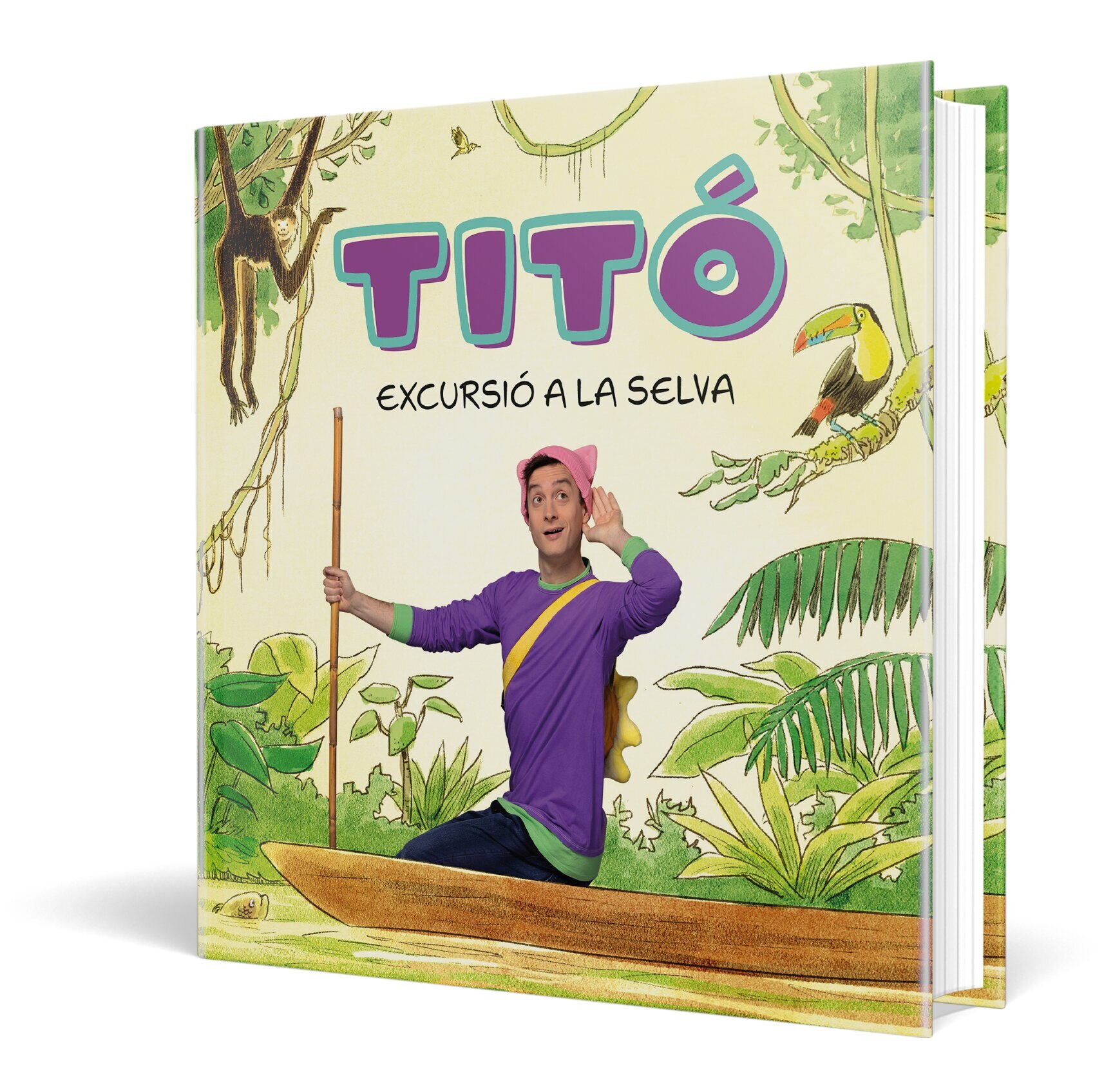 Titó. Excursió a la selva: Llibre de cartró amb solapes (Capa dura) 2