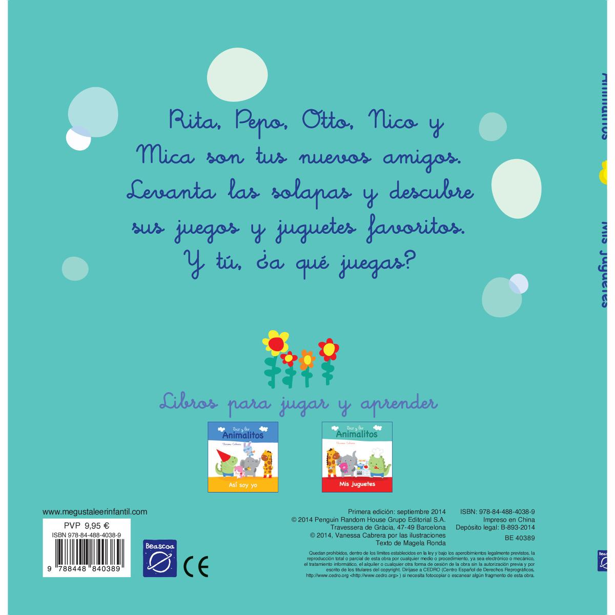 Mis juguetes (Toco y leo. Animalitos) (Capa dura) 2