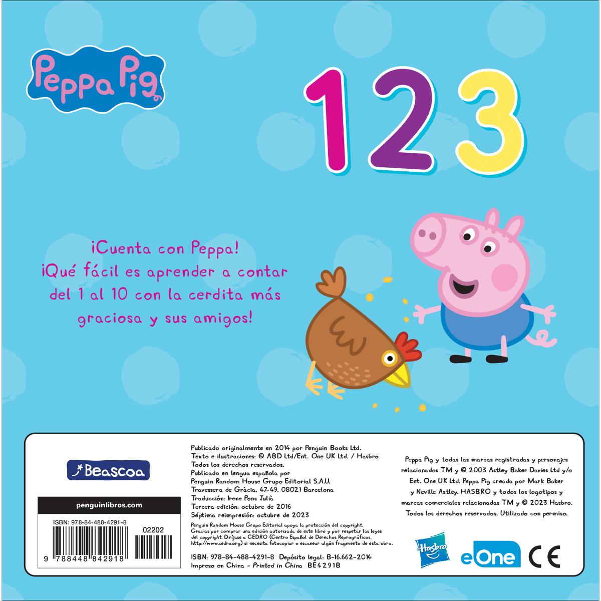 Peppa Pig. Libro de cartón - 123 con Peppa 2