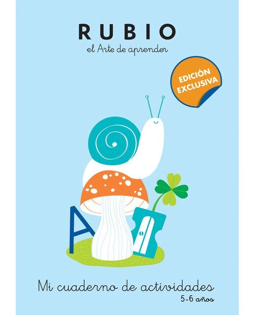 Mi cuaderno de actividades: 5 - 6 años (edición exclusiva) (Rubio. El arte de aprender) (Capa mole) 1