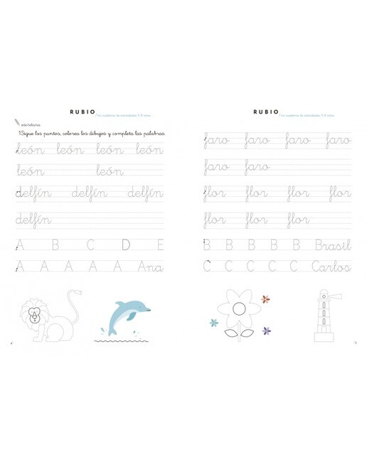 Mi cuaderno de actividades: 5 - 6 años (edición exclusiva) (Rubio. El arte de aprender) (Capa mole) 2
