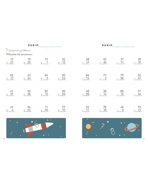 Mi cuaderno de actividades: 5 - 6 años (edición exclusiva) (Rubio. El arte de aprender) (Capa mole) 5
