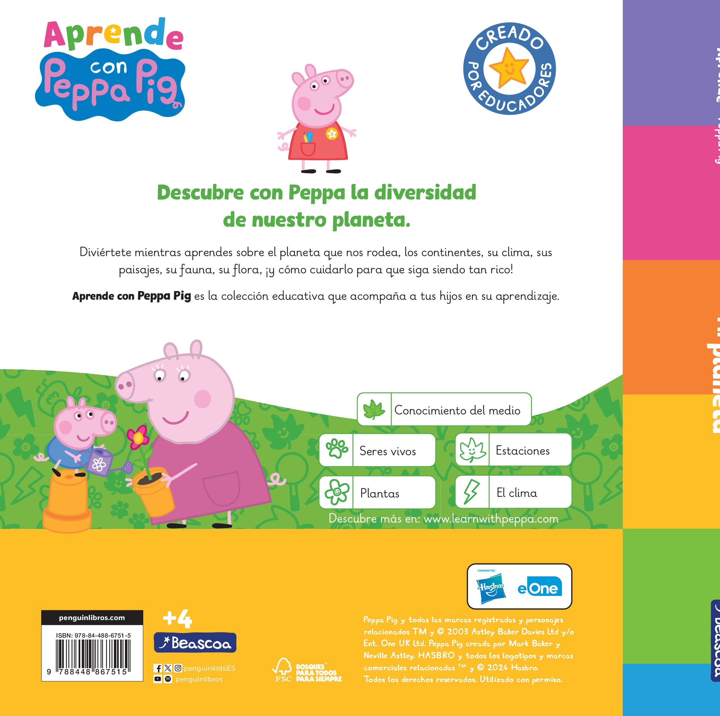 Peppa Pig. Primeros aprendizajes - Aprende con Peppa. Mi planeta (Capa dura) 2