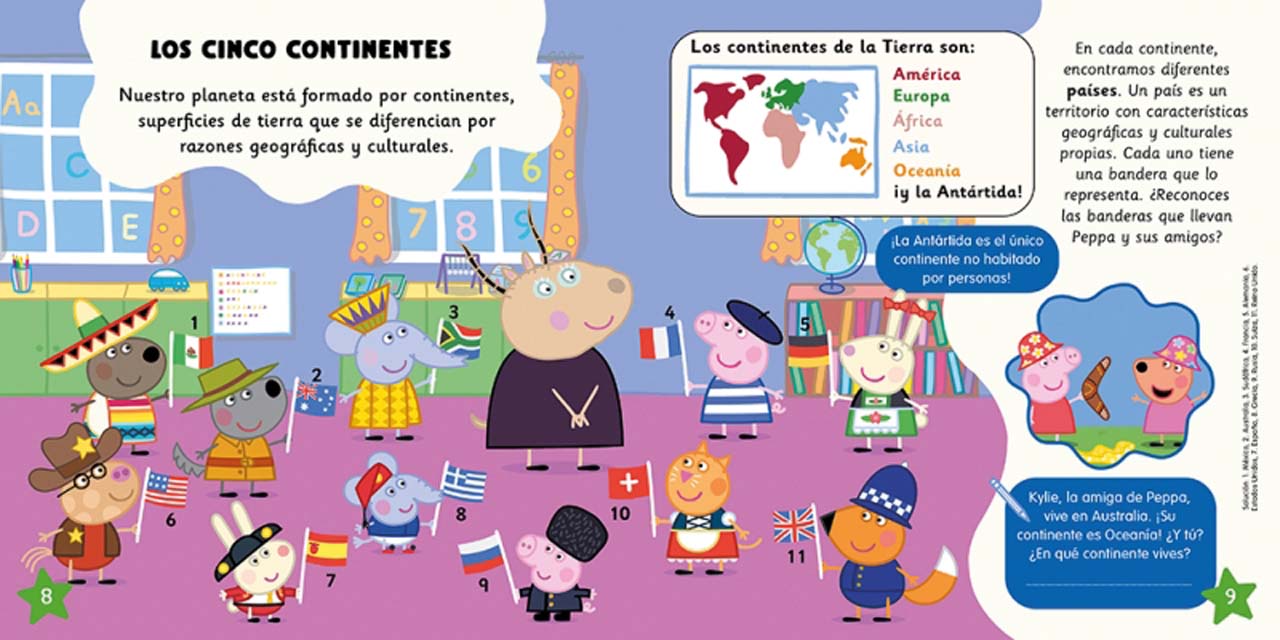 Peppa Pig. Primeros aprendizajes - Aprende con Peppa. Mi planeta (Capa dura) 4