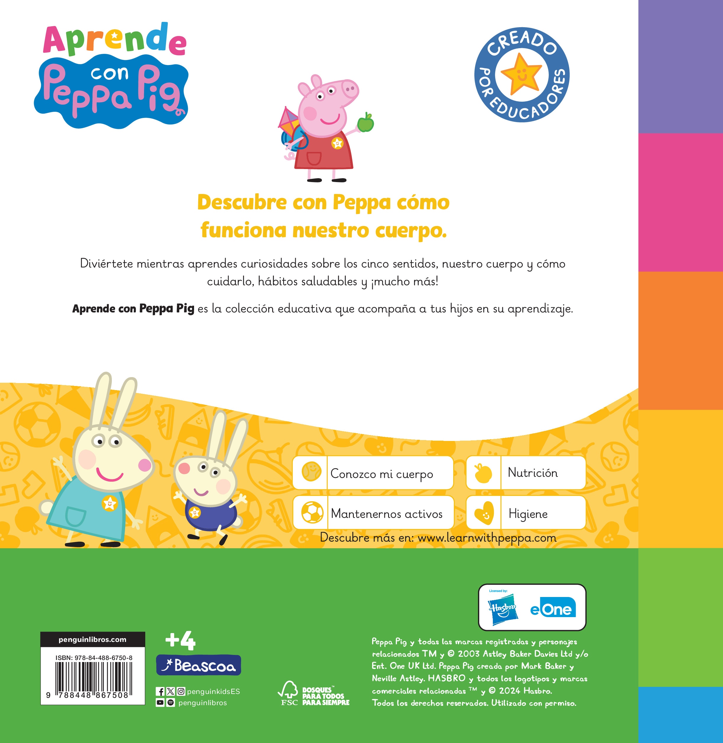 Peppa Pig. Primeros aprendizajes - Aprende con Peppa. Mi cuerpo (Capa dura) 2