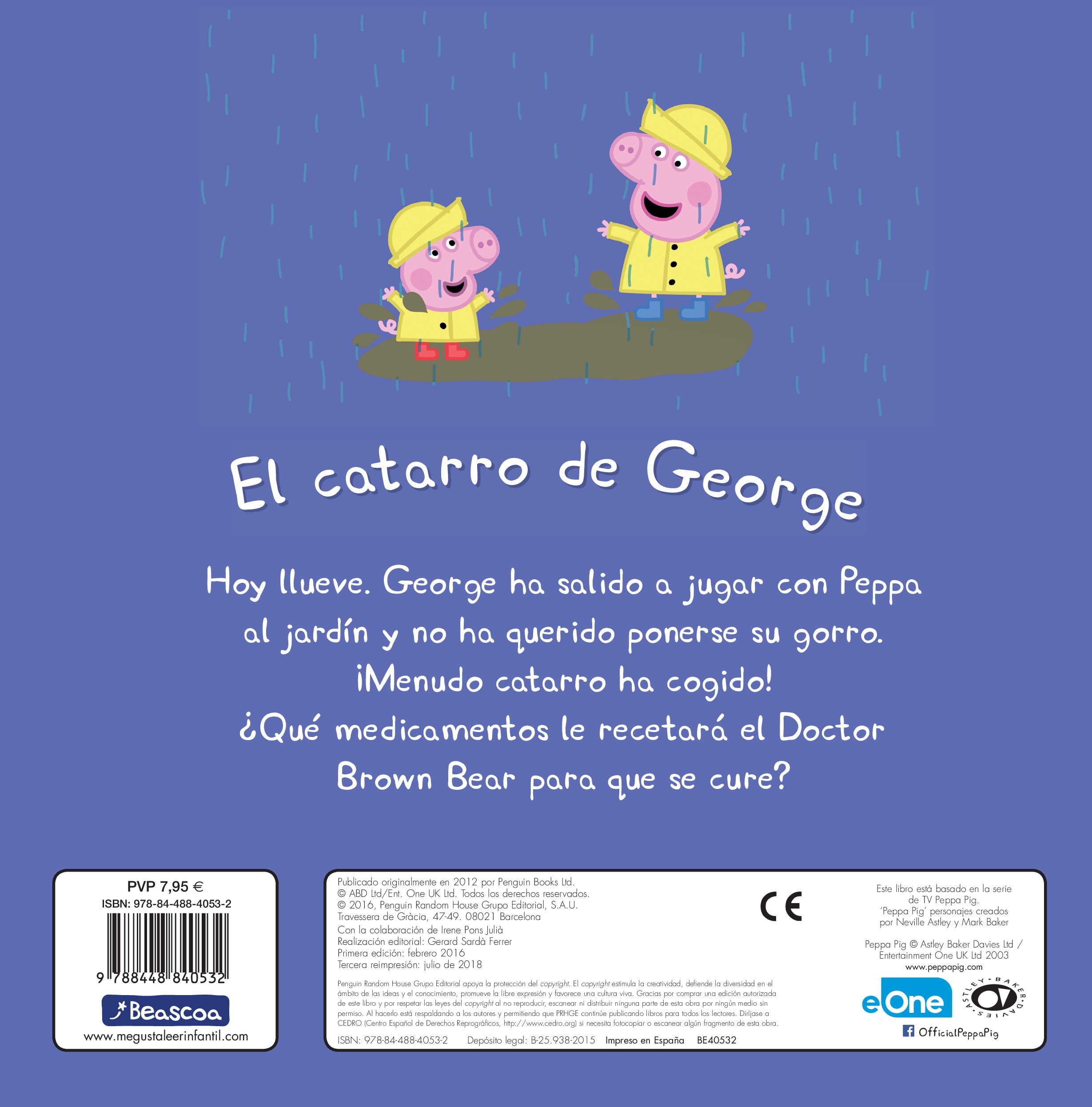 Peppa Pig. Un cuento - El catarro de George (Capa dura) 2