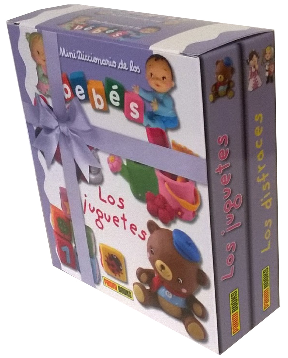 Pack mini dicc. De los bebes disfraces + juguetes