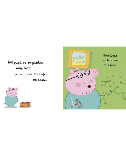 Peppa Pig. Libro de cartón - Mi papá: El regalo perfecto para el día del padre 3