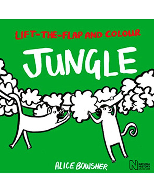 Colour lift the flaps + colour: jungle 1