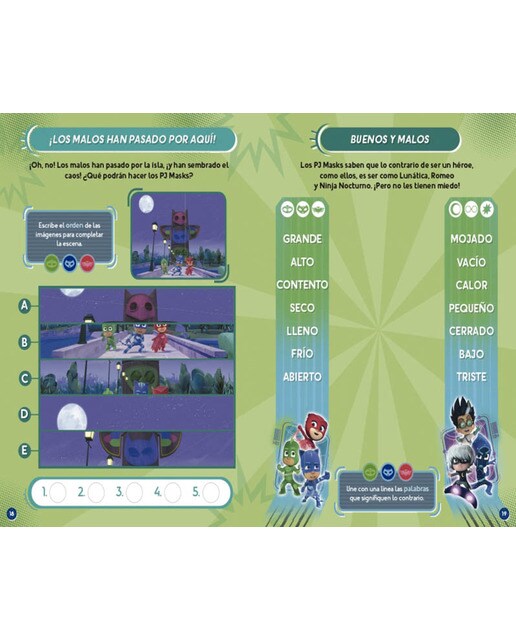 PJ Masks. Actividades - ¡Súper juegos para héroes PJ Masks!: Cuaderno de actividades (Capa mole) 3