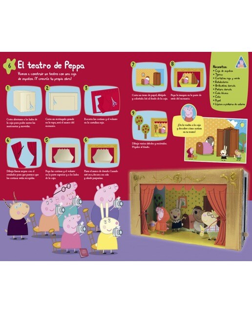 Peppa Pig. Cuaderno de actividades - 50 ideas para crear y jugar con Peppa (Capa dura) 3