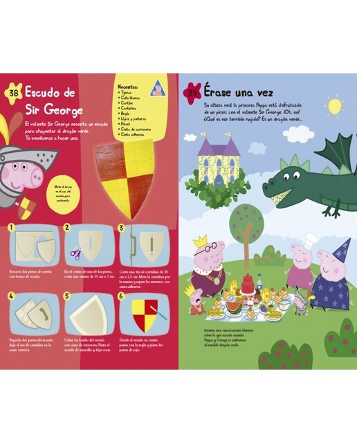 Peppa Pig. Cuaderno de actividades - 50 ideas para crear y jugar con Peppa (Capa dura) 5