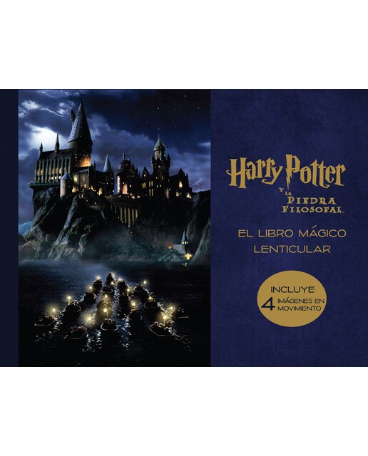 El libro mágico lenticular de Harry Potter y La piedra filosofal 1