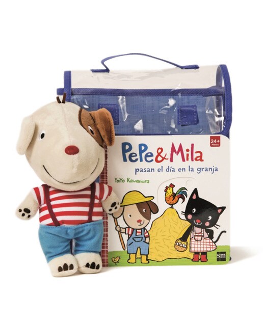 Pack Pepe y Mila pasan el día en la granja + muñeco del perro Pepe  (Tapa dura) 1