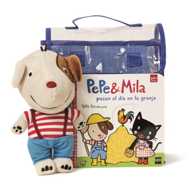 Pack Pepe y Mila pasan el día en la granja + muñeco del perro Pepe  (Tapa dura)