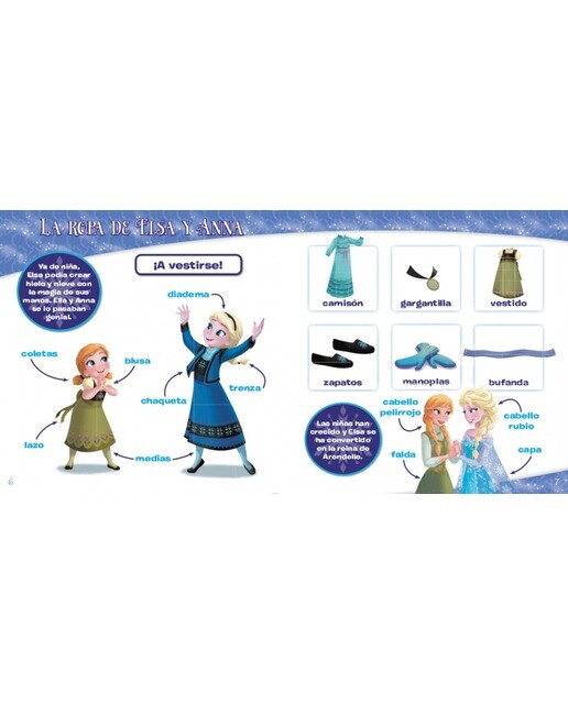 Frozen. Mis 100 primeras palabras (Disney. Primeros aprendizajes) (Capa dura) 5