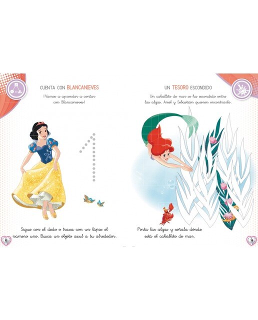 Vacaciones con las Princesas Disney (2 años) (Disney. Cuaderno de vacaciones) (Capa mole) 4