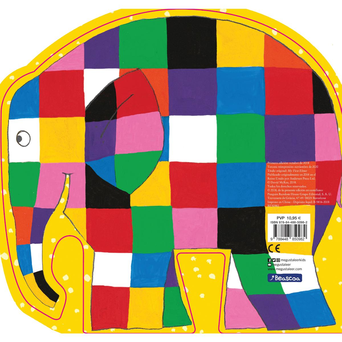 Elmer. Libro de cartón - Mi primer Elmer (Capa dura) 2