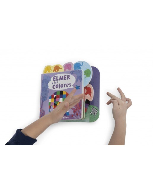 Elmer. Libro de cartón - Elmer y los colores 3