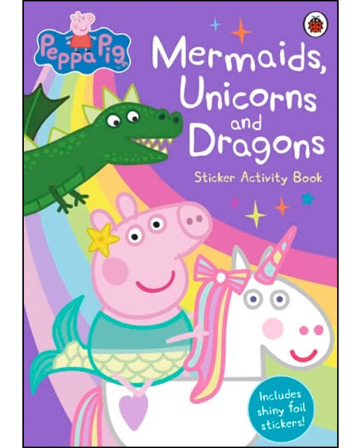Peppa pig: mermaids unicorns and dragons sticker 1