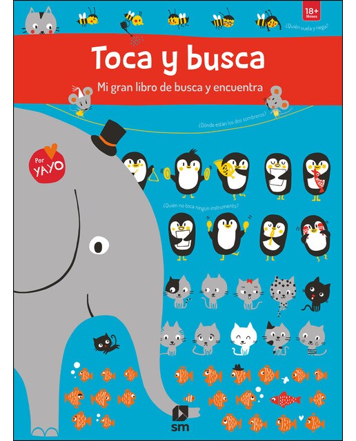 Toca y busca Mi gran libro de busca y encuentra: Mi gran libro de busca y encuentra (Capa dura) 1