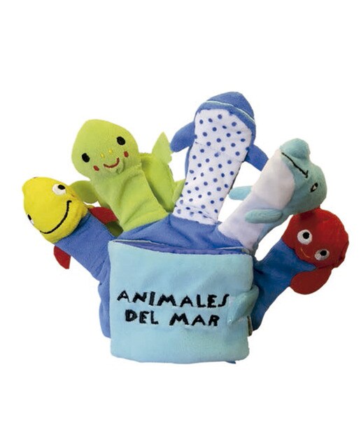 ANIMALES DEL MAR (LIBRO GUANTE CON TÍTERES DE DEDO) 1