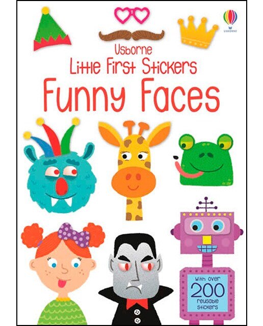 Little first stickers funny faces 1