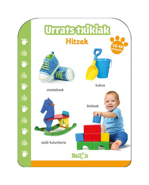 Urrats Txikiak - Hitzak 12-18 hilabete