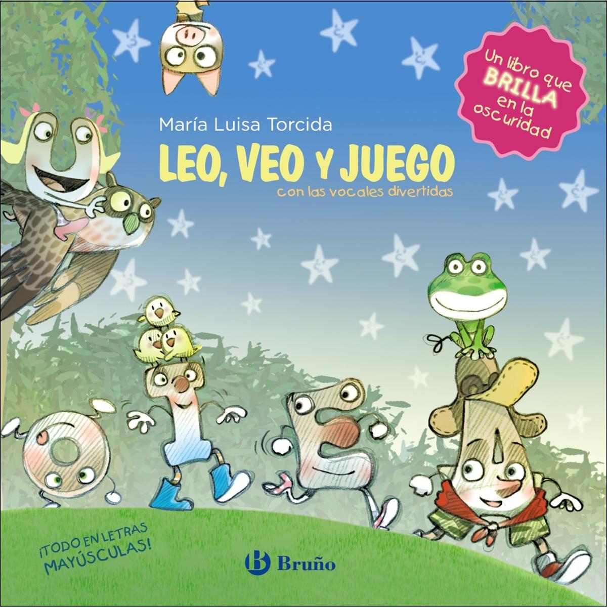 Imagen 0 de Leo, veo y juego con las vocales divertidas (Tapa dura)