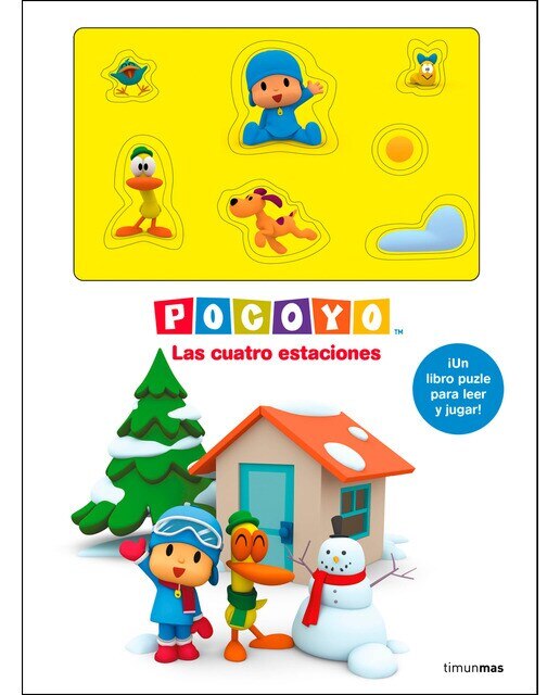 Pocoyó. Las cuatro estaciones: ¡Un libro puzle para leer y jugar 1
