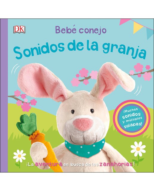 Bebé conejo. Sonidos de la granja: ¡Muchos sonidos y múltiples solapas 1