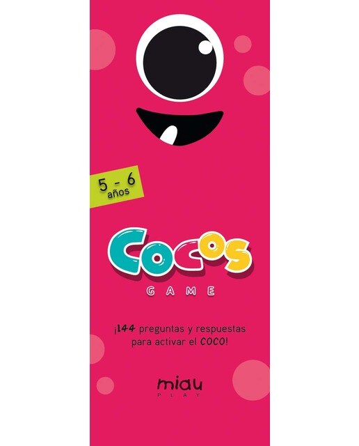 Cocos game 5-6 años: 144 preguntas y respuestas para activar el coco(Tapa blanda) 1