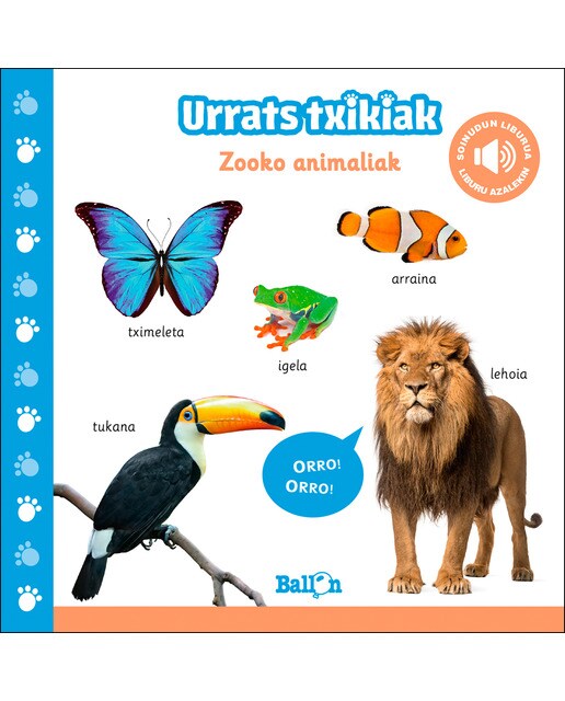 ZOOKO ANIMALIAK - UT SOINUDUN LIBURUAK