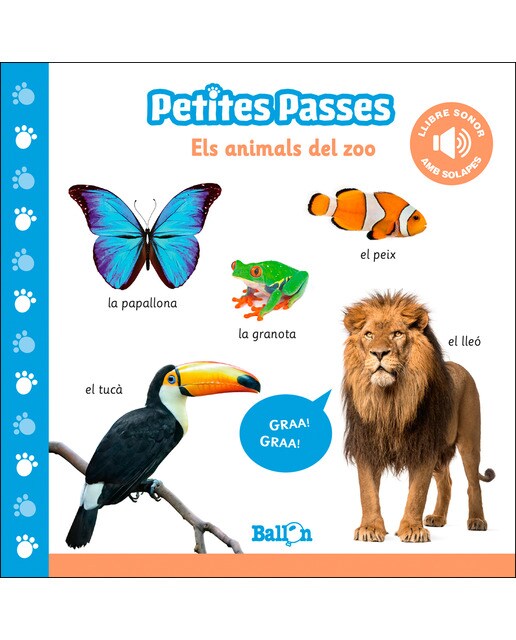ELS ANIMALS DEL ZOO - PP LLIBRE SONOR (Capa dura) 1