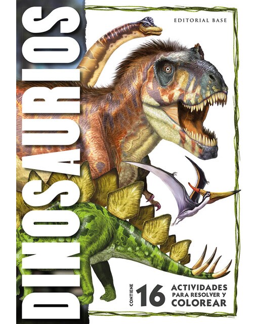 Dinosaurios - 16 actividades para resolver y colorear 1