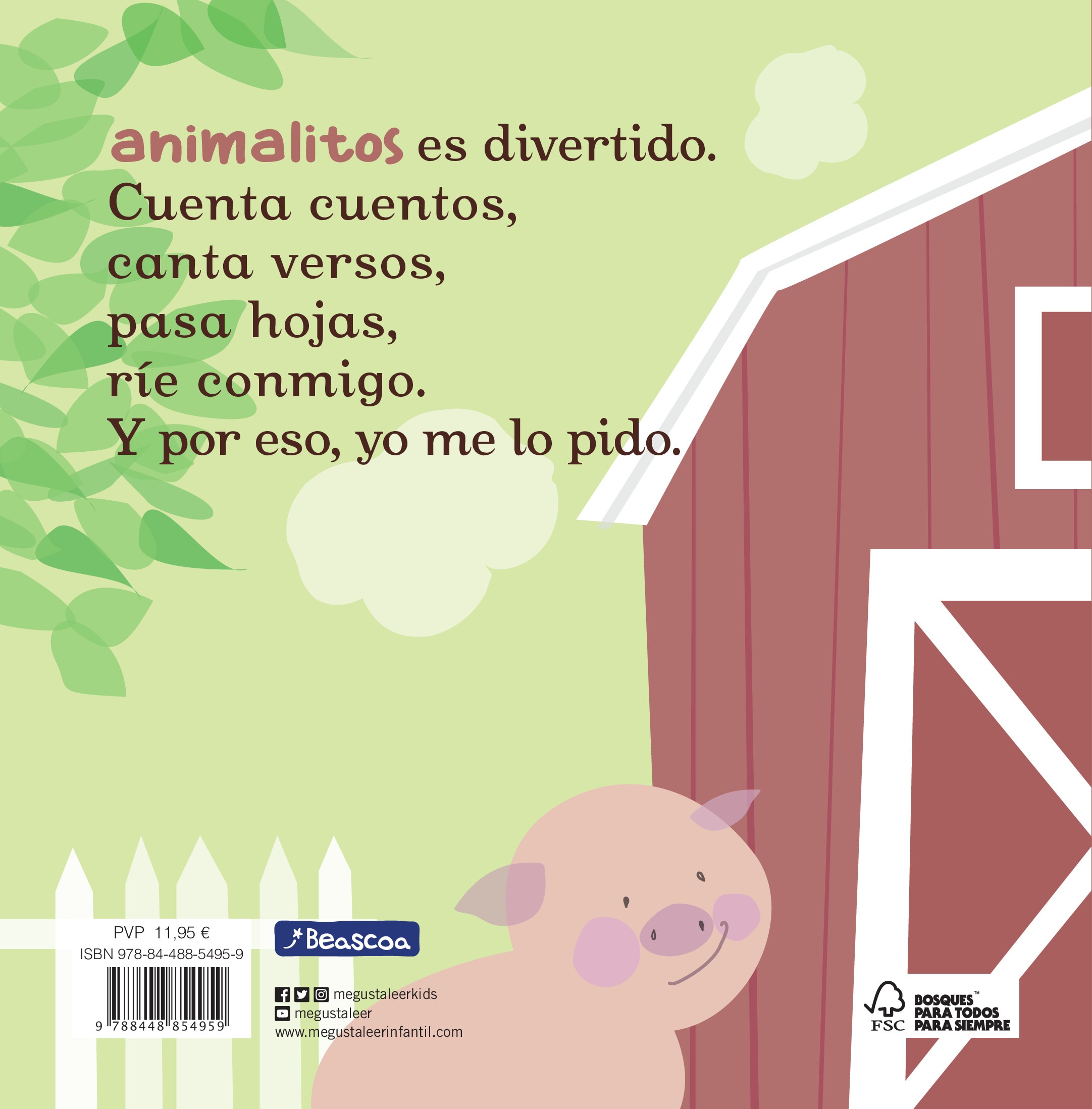 Animalitos de la granja: Un libro rimado (Tapa dura) 2