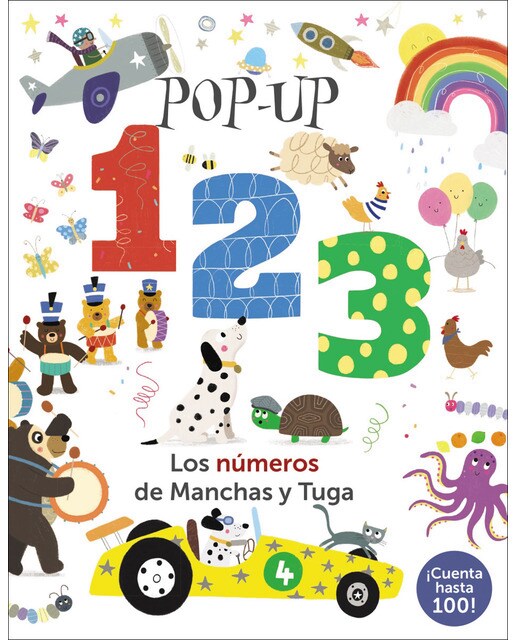 Pop-up 123. Los números de Manchas y Tuga (Capa dura) 1