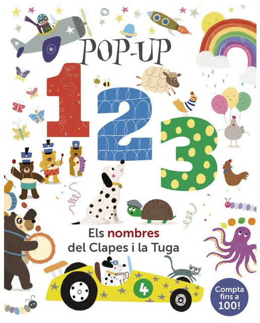 Pop-up 123. Els nombres del Clapes i la Tuga (Capa dura) 1