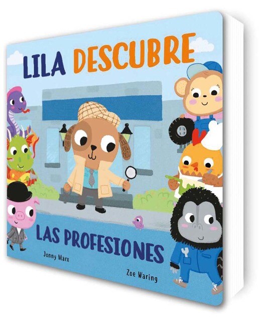 Imagem 0 de Lila descubre las profesiones (Abre y descubre. Libro de cartón con solapas)