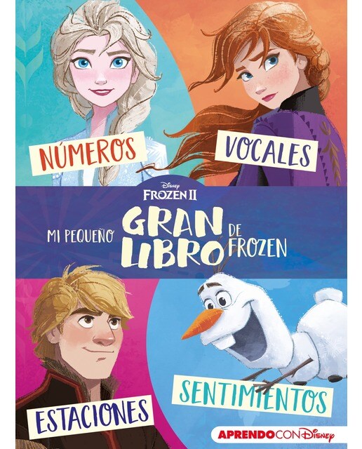 Mi pequeño GRAN libro de Frozen II (Disney. Primeros aprendizajes): Números, vocales, estaciones y sentimientos (Capa dura) 1