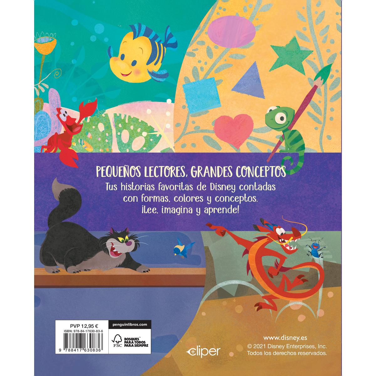 Mi pequeño GRAN libro de Princesas Disney (Disney. Primeros aprendizajes): Colores, formas, contrarios, emociones (Capa dura) 2
