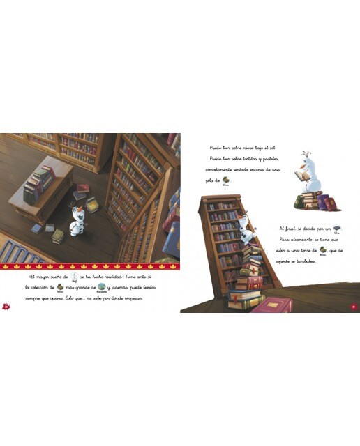 Olaf, un día en la biblioteca. Mis lecturas Disney (Disney. Lectoescritura): Con pictogramas y actividades educativas (Capa dura) 3
