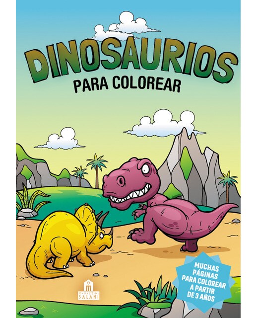 Dinosaurios para colorear(Tapa blanda) 1