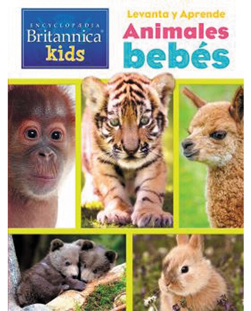 LEVANTA LAS TAPITAS BUSCA Y ENCUENTRA ENCYCLOPEDIA BRITANNICA: LEVANTA Y APRENDE ANIMALES BEBE 1