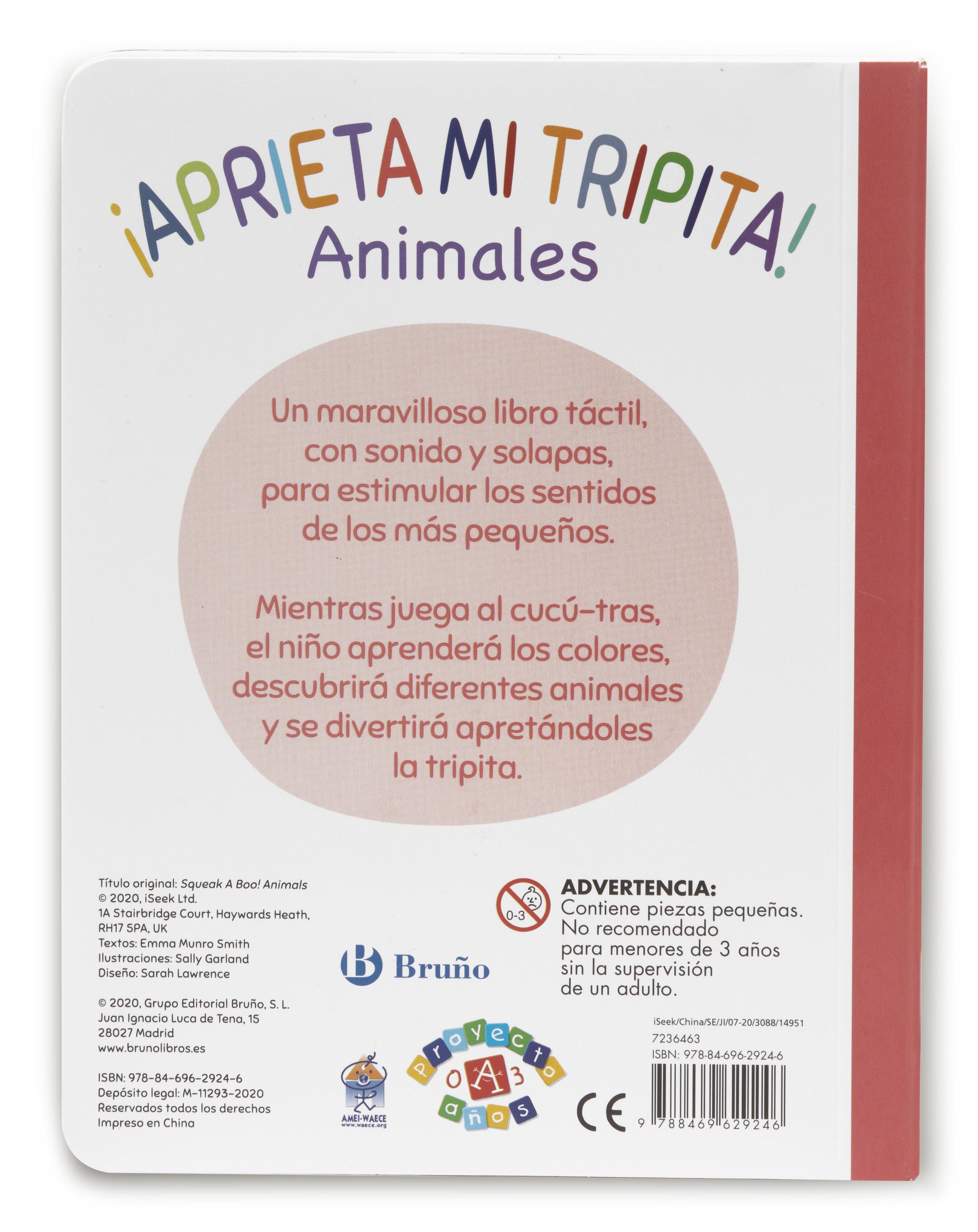 ¡Aprieta mi tripita! Animales (Capa dura) 2
