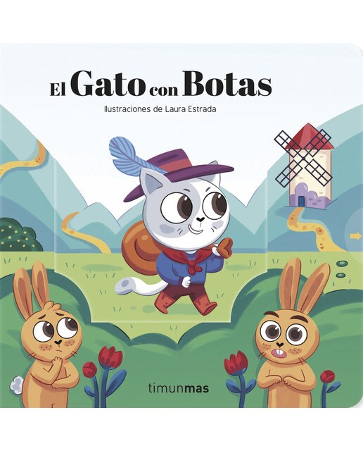 El Gato con Botas. Cuento con mecanismos: Ilustraciones de Laura Estrada 1