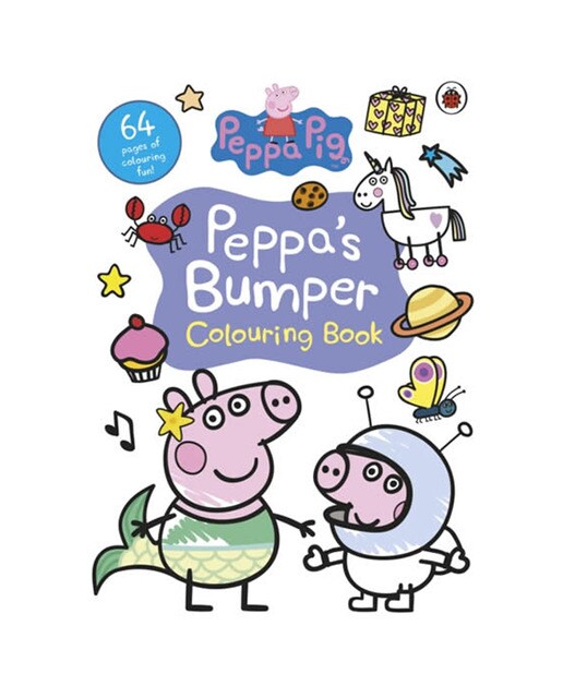 Peppa pig bumper colouring book 1