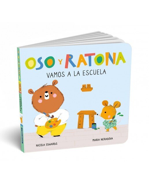 Oso y Ratona - Vamos a la escuela: Un libro de cartón con pestañas 6
