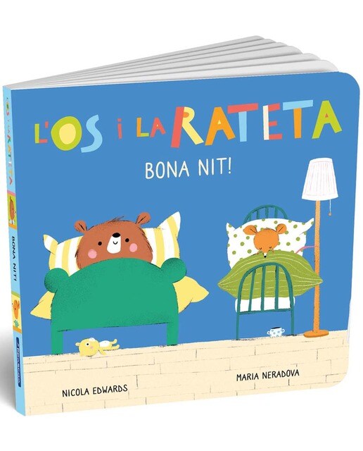 L'Ós i la Rateta - Bona nit!: Un llibre de cartró amb pestanyes 1
