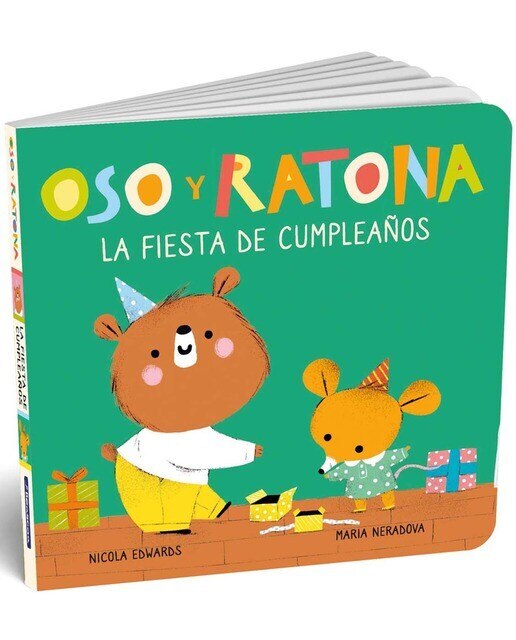 Oso y Ratona - La fiesta de cumpleaños: Un libro de cartón con pestañas 1